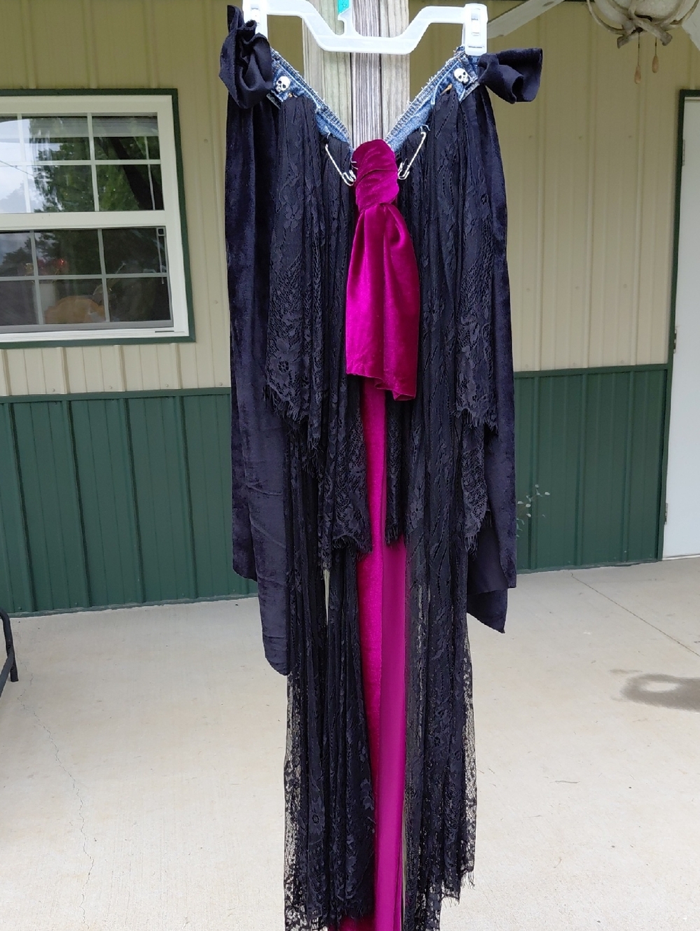 Gothic/Velvet BUSTLE SKIRT